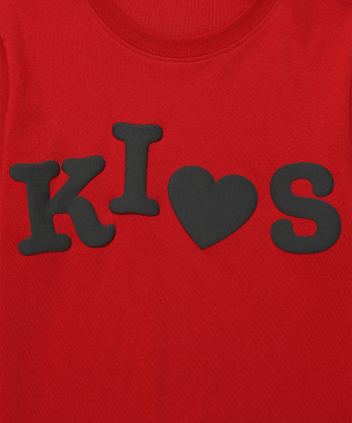 BUMPY KISS LOGO T-SHIRT - 4 COLORS RED