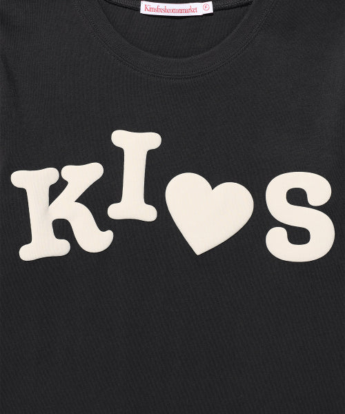 BUMPY KISS LOGO T-SHIRT - 4 COLORS CHARCOAL