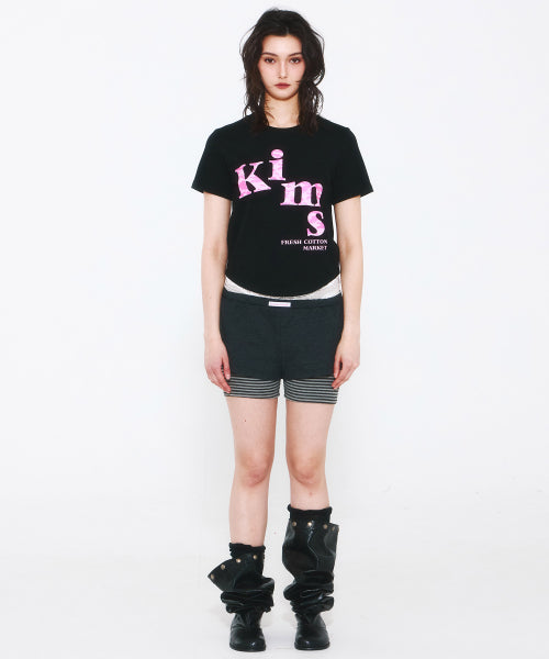 MESSY ALPHA CAMO T-SHIRT - 3 COLORS BLACK
