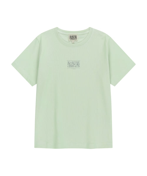 W SMALL CLASSIC LOGO TEE - 4 COLORS GREEN