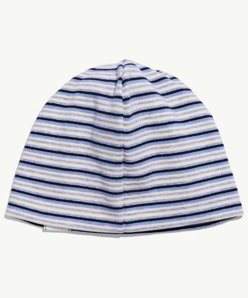 NN LABEL STRIPE BEANIE - 9 COLORS NAVY