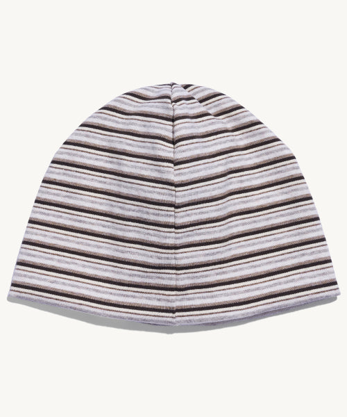 NN LABEL STRIPE BEANIE - 9 COLORS BROWN