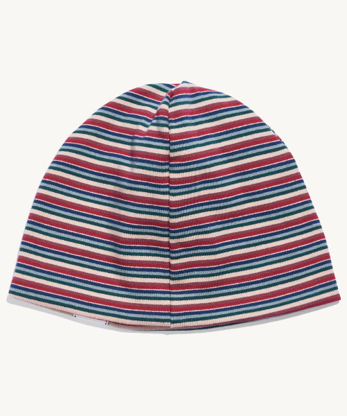 NN LABEL STRIPE BEANIE - 9 COLORS RED