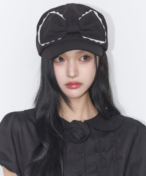 LACE RIBBON - 3 COLORS BLACK
