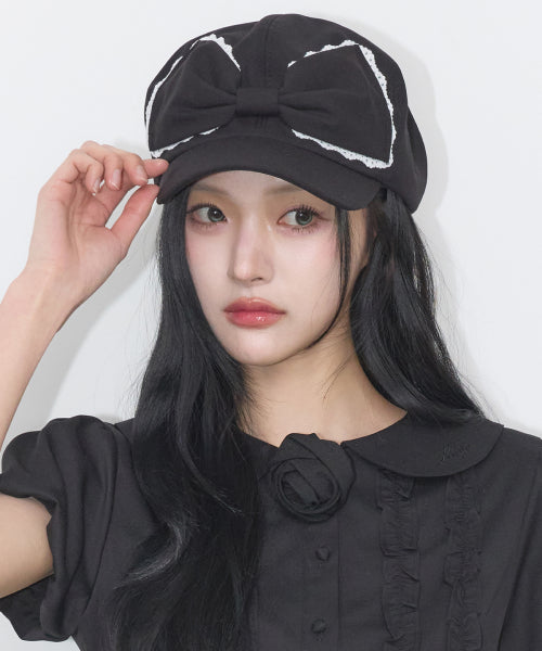 LACE RIBBON - 3 COLORS BLACK