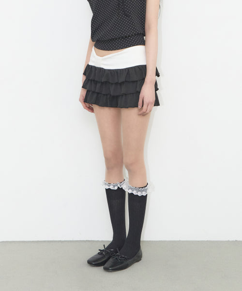 SKIRT PANTS - 3 COLORS BLACK