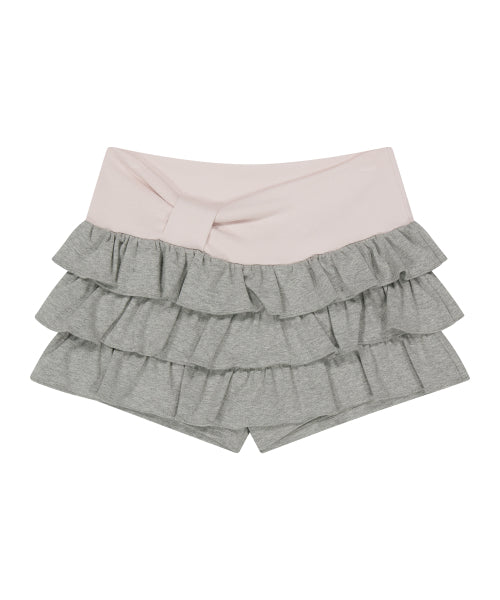 SKIRT PANTS - 3 COLORS MELANGE GREY