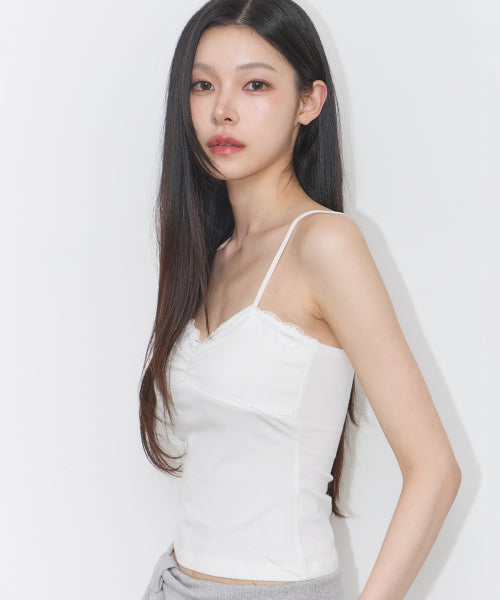 ROSE LACE SLEEVELESS PINK - 3 COLORS WHITE