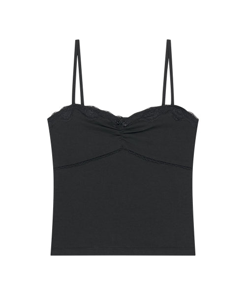 ROSE LACE SLEEVELESS PINK - 3 COLORS BLACK