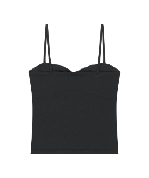 ROSE LACE SLEEVELESS PINK - 3 COLORS BLACK