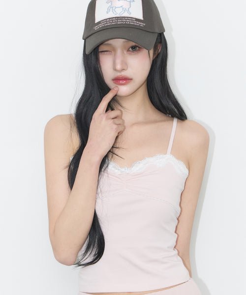 ROSE LACE SLEEVELESS PINK - 3 COLORS PINK