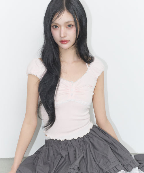 BUTTON HALTER SLEEVELESS - 4 COLORS PINK
