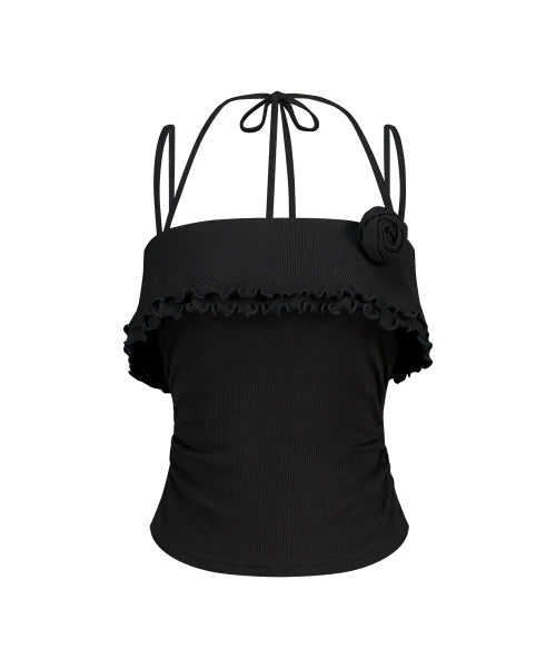 ROSE SLEEVELESS - 4 COLORS BLACK
