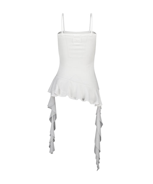 RIBBON SLEEVELESS - 3 COLORS WHITE