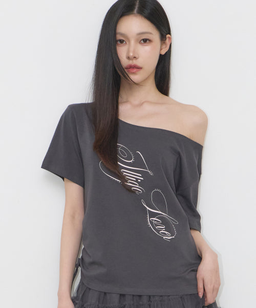 RIBBON SHIRT - 4 COLORS CHARCOAL
