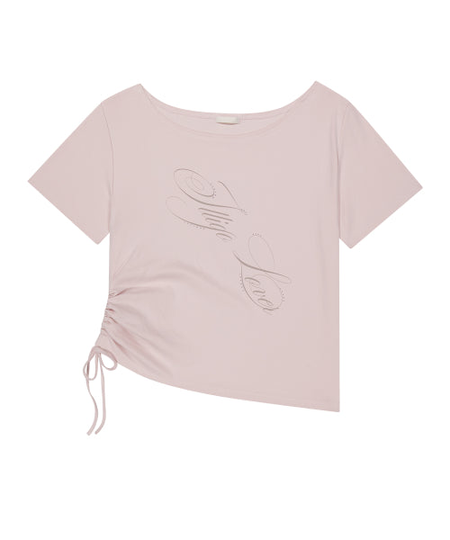 RIBBON SHIRT - 4 COLORS PINK