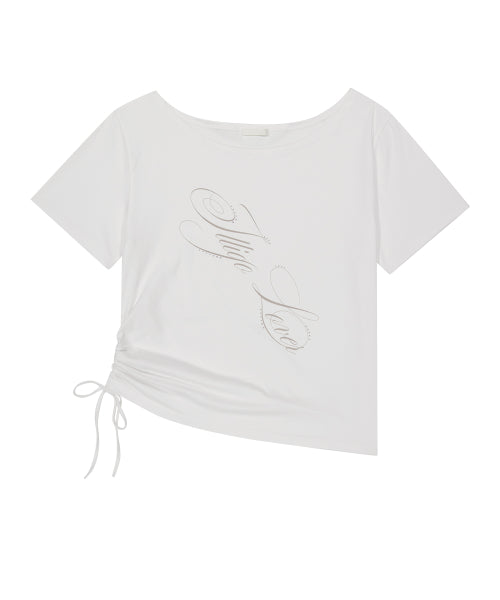 RIBBON SHIRT - 4 COLORS WHITE