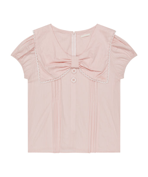 COLLAR BLOUSE - 4 COLORS PINK
