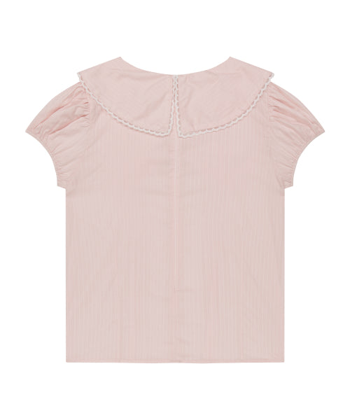 COLLAR BLOUSE - 4 COLORS PINK
