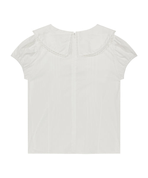 COLLAR BLOUSE - 4 COLORS WHITE
