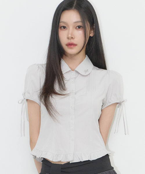 PUFF BLOUSE PINK - 3 COLORS GREY