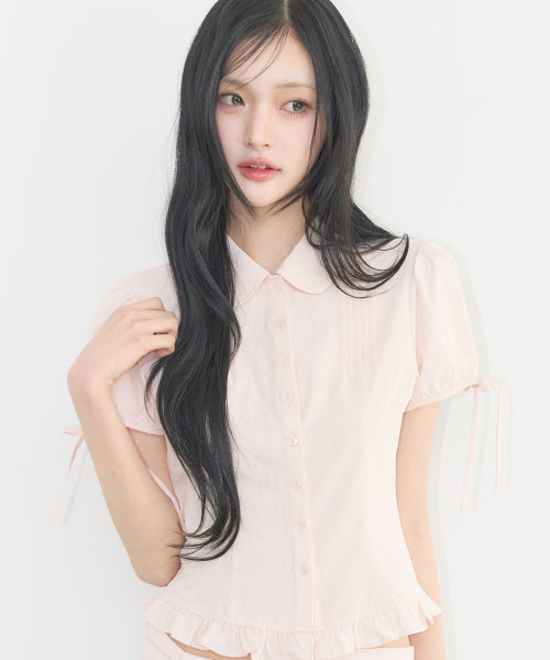 PUFF BLOUSE PINK - 3 COLORS PINK