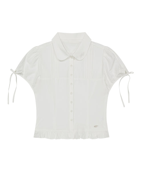 PUFF BLOUSE PINK - 3 COLORS WHITE