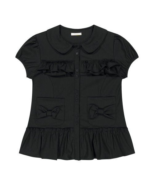 POCKET BLOUSE PINK - 4 COLORS BLACK