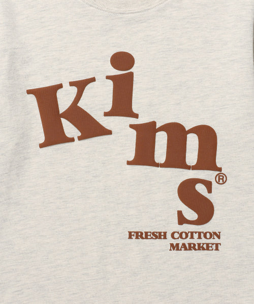 MESSY ALPHA LOGO T-SHIRT - 3 COLORS OATMEAL