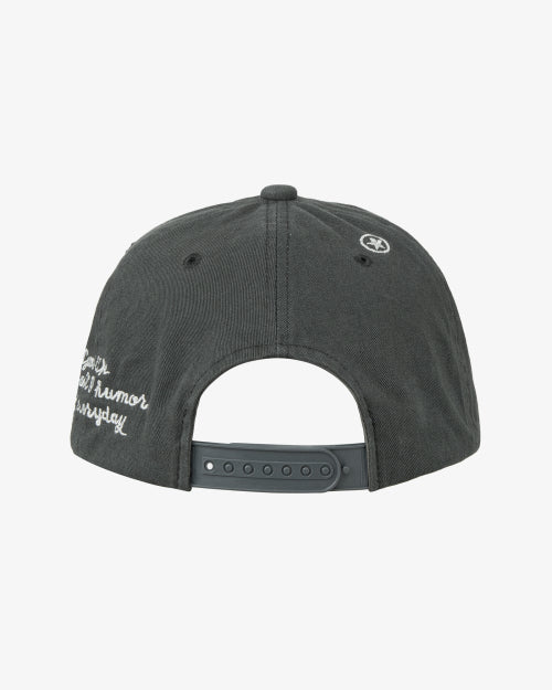 WASHED CAPITAL LOGO CAP - 3 COLORS CHARCOAL