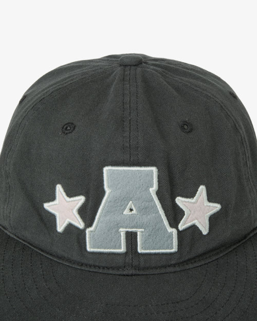 WASHED CAPITAL LOGO CAP - 3 COLORS CHARCOAL