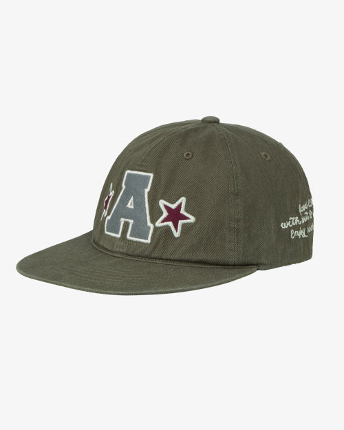 WASHED CAPITAL LOGO CAP - 3 COLORS KHAKI