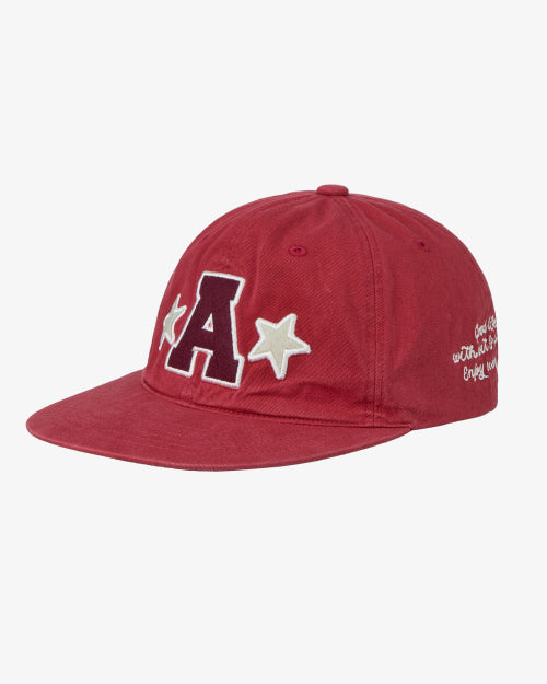 WASHED CAPITAL LOGO CAP - 3 COLORS RED
