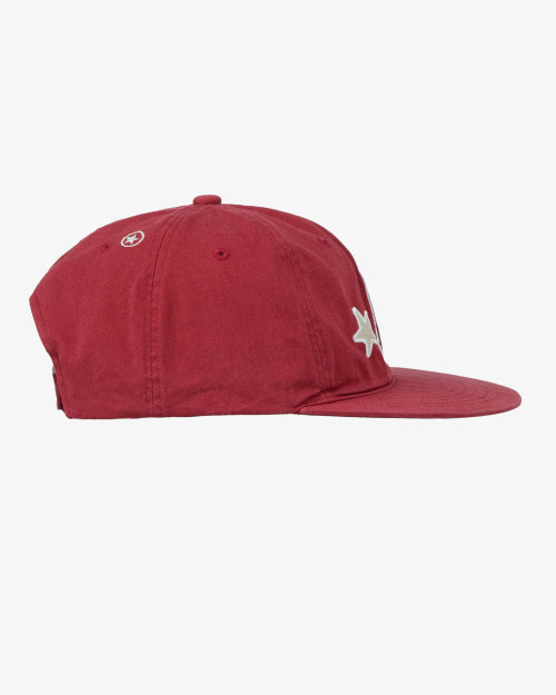 WASHED CAPITAL LOGO CAP - 3 COLORS RED