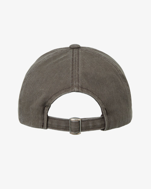 WEB LOGO WASHED 5 PANNEL BALL CAP - 4 COLORS BROWN