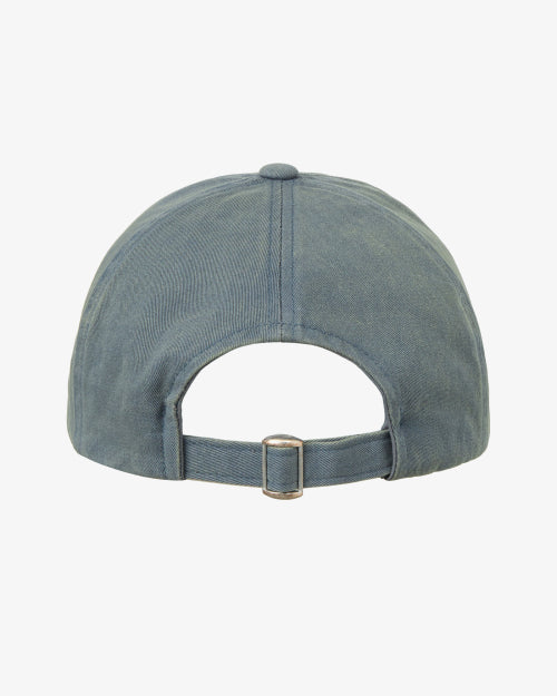 WEB LOGO WASHED 5 PANNEL BALL CAP - 4 COLORS BLUE