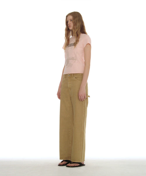 PERIOD PRINTED TEE - 7 COLORS PINK