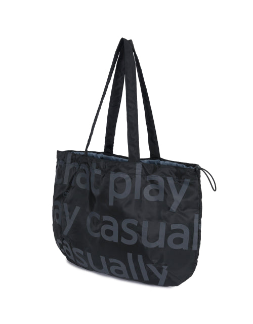 CPC TYPO LAYOUT TOTE BAG - 2 COLORS BLACK