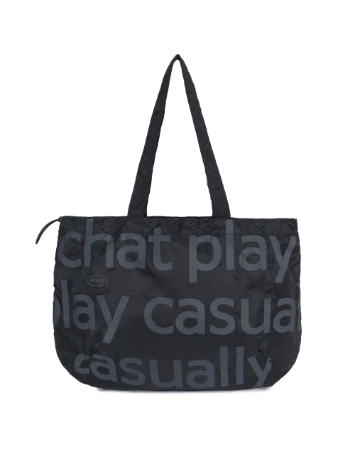 CPC TYPO LAYOUT TOTE BAG - 2 COLORS BLACK