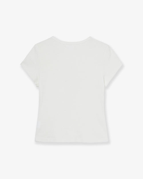 MUSHROOM HOTFIX TEE - 2 COLORS WHITE
