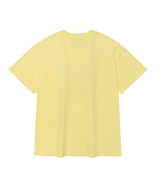 HEART SPRAY TEE - 3 COLORS YELLOW