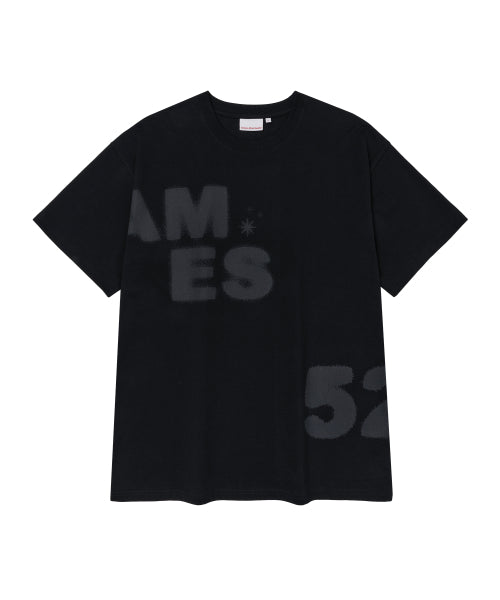 SPRAY 52 TYPO TEE - 3 COLORS BLACK