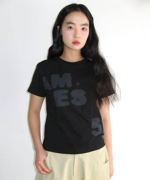SPRAY 52 TYPO TEE - 3 COLORS BLACK