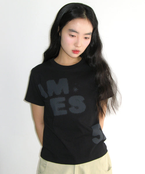 SPRAY 52 TYPO TEE - 3 COLORS BLACK
