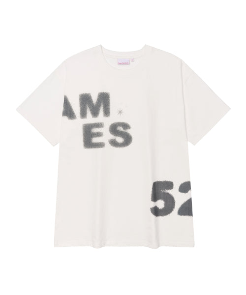 SPRAY 52 TYPO TEE - 3 COLORS WHITE