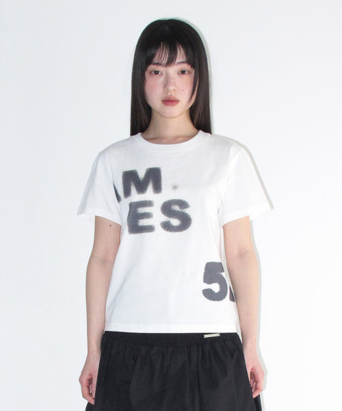 SPRAY 52 TYPO TEE - 3 COLORS WHITE