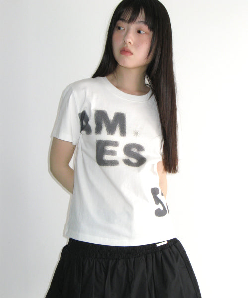 SPRAY 52 TYPO TEE - 3 COLORS WHITE