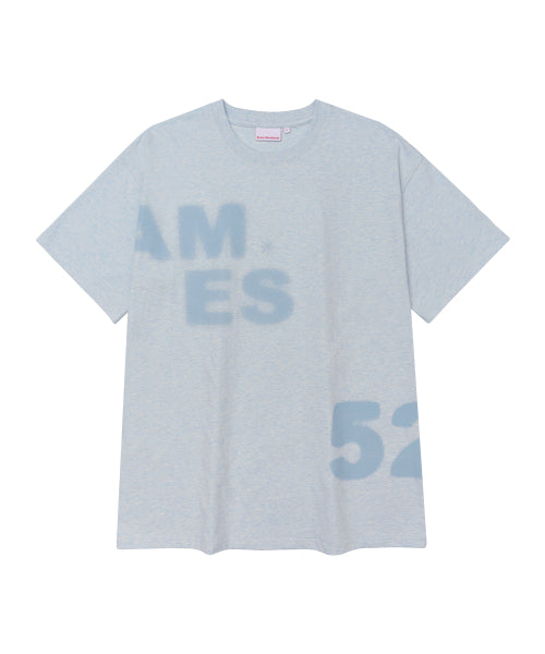 SPRAY 52 TYPO TEE - 3 COLORS BLUE