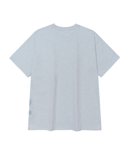 SPRAY 52 TYPO TEE - 3 COLORS BLUE