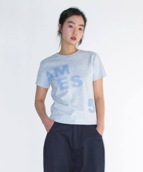 SPRAY 52 TYPO TEE - 3 COLORS BLUE